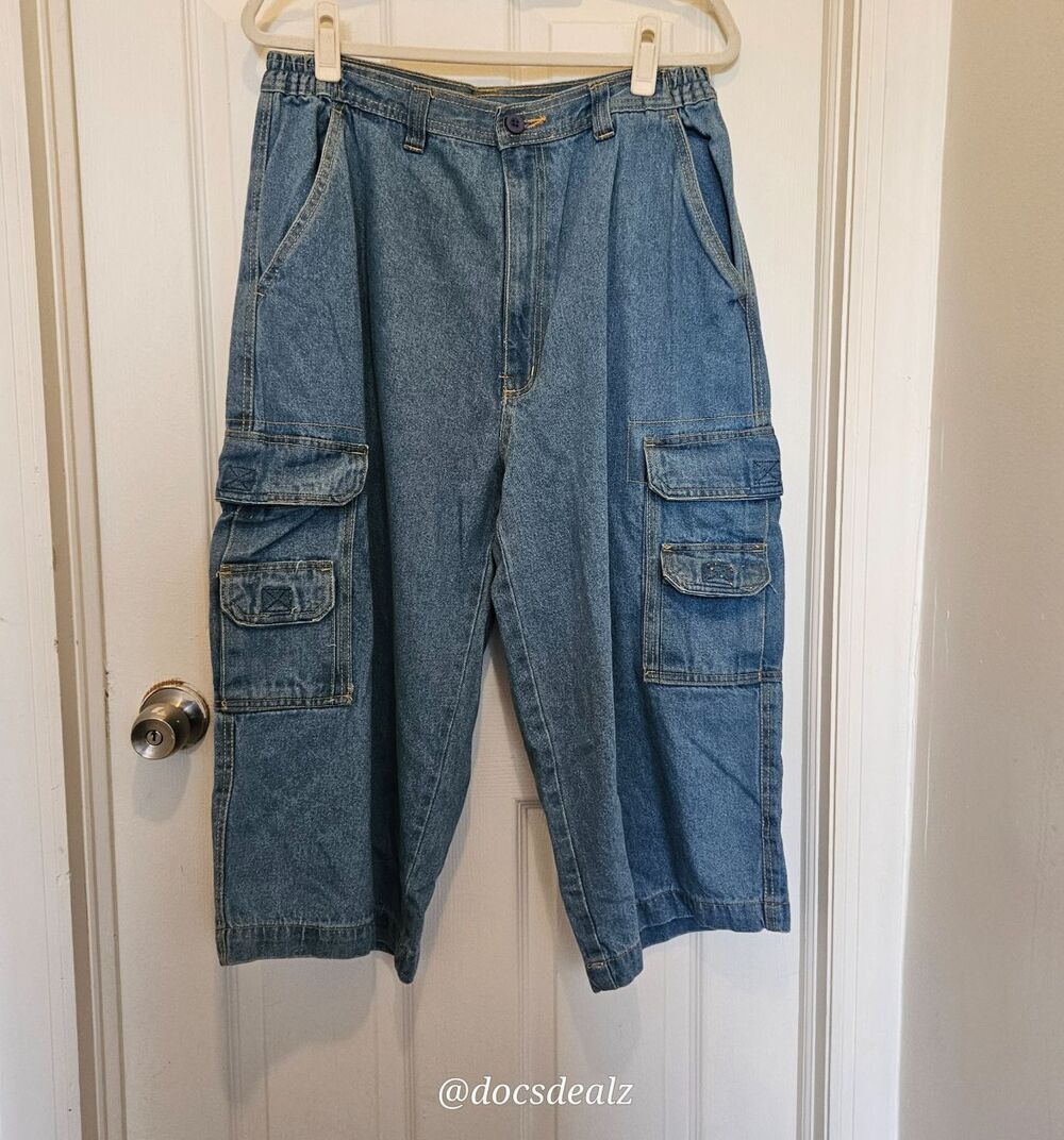King Size Jean Cargo Shorts Men's Big And Tall 36